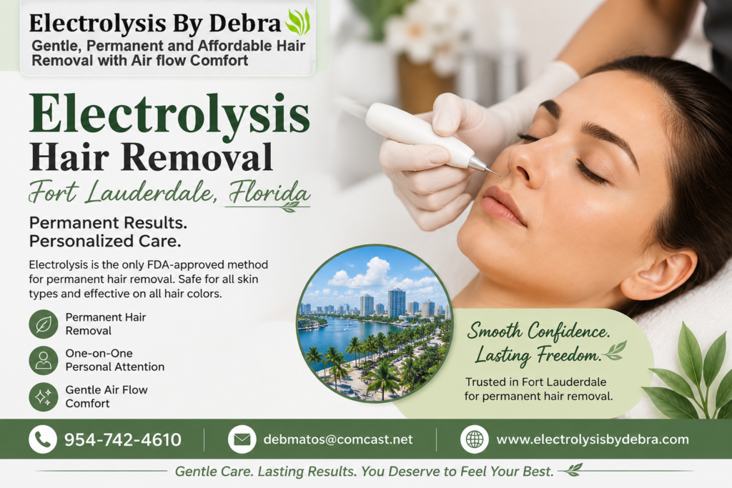 Lasting Facial Hair Removal with Personalized Electrolysis in Fort Lauderdale Lasting Facial Hair Removal with Personalized Electrolysis in Fort Lauderdale